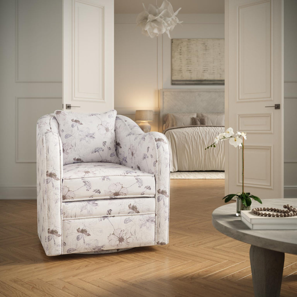 Flora Swivel Accent Chair - Indoor