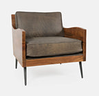 Colson Leather Accent Chair - Indoor