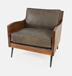 Colson Leather Accent Chair - Indoor