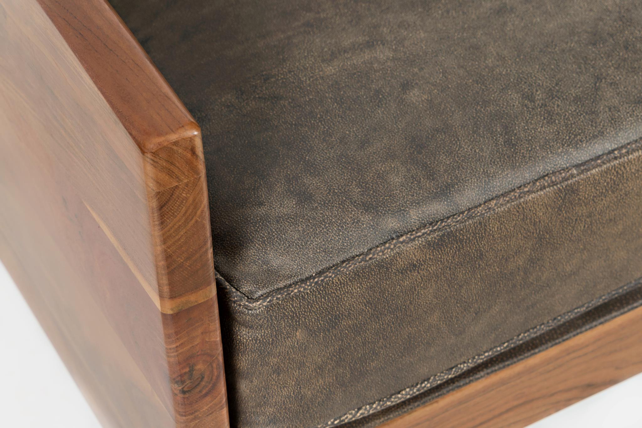 Colson Leather Accent Chair - Indoor