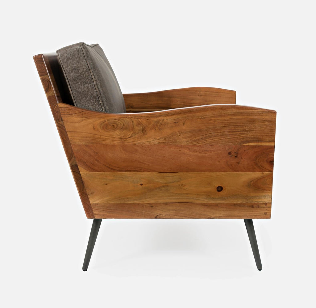 Colson Leather Accent Chair - Indoor