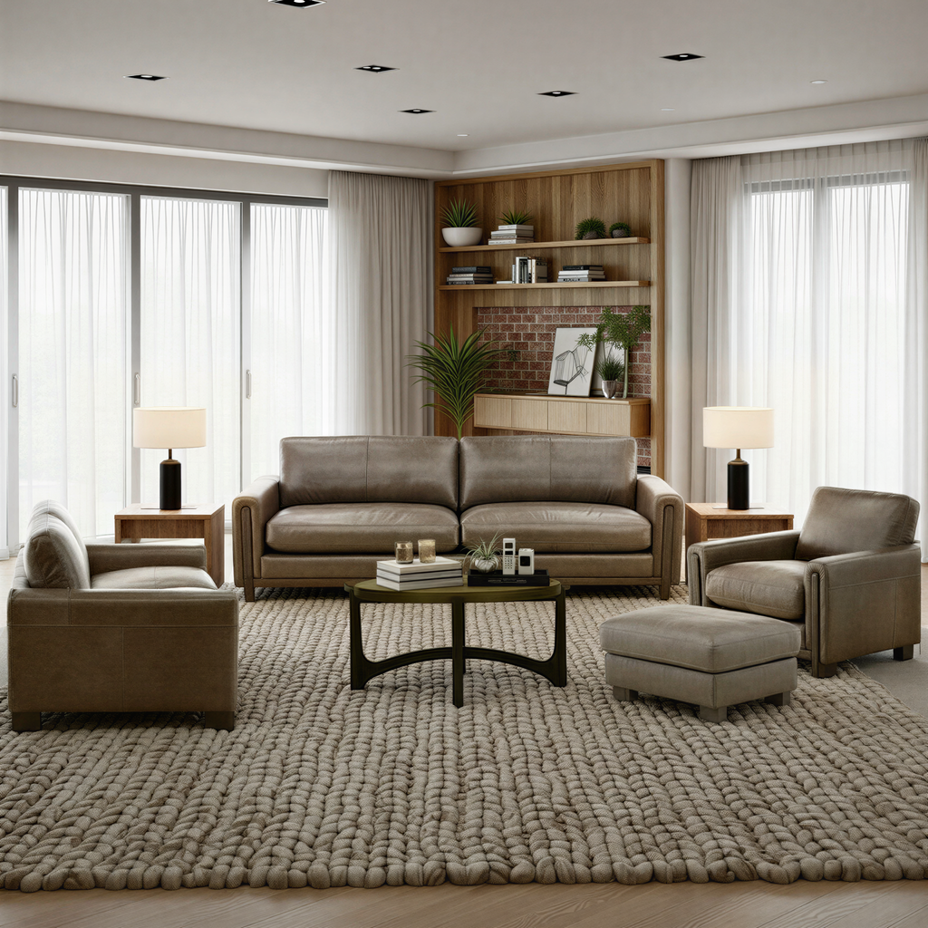 Alta Leather Sofa - Indoor