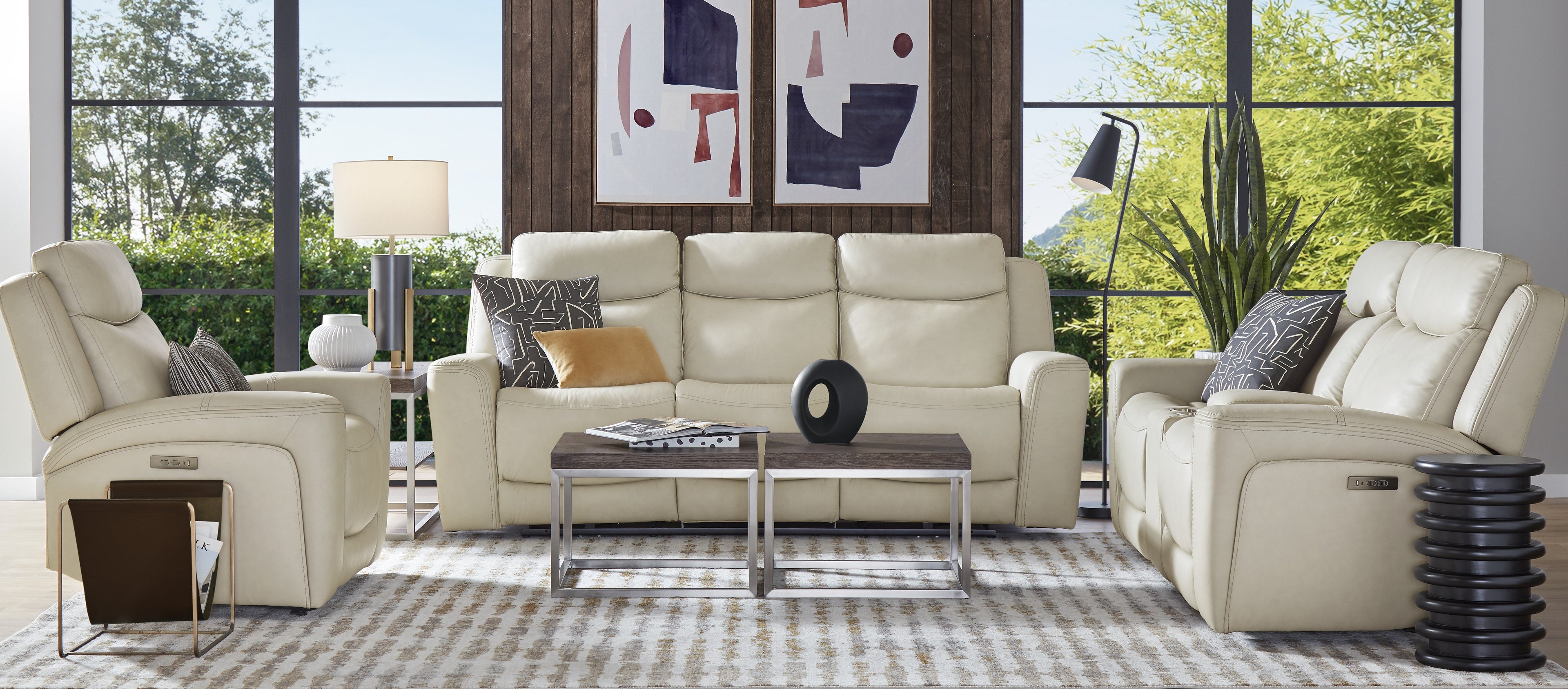 Davidson Power Leather Recliner - Reclining