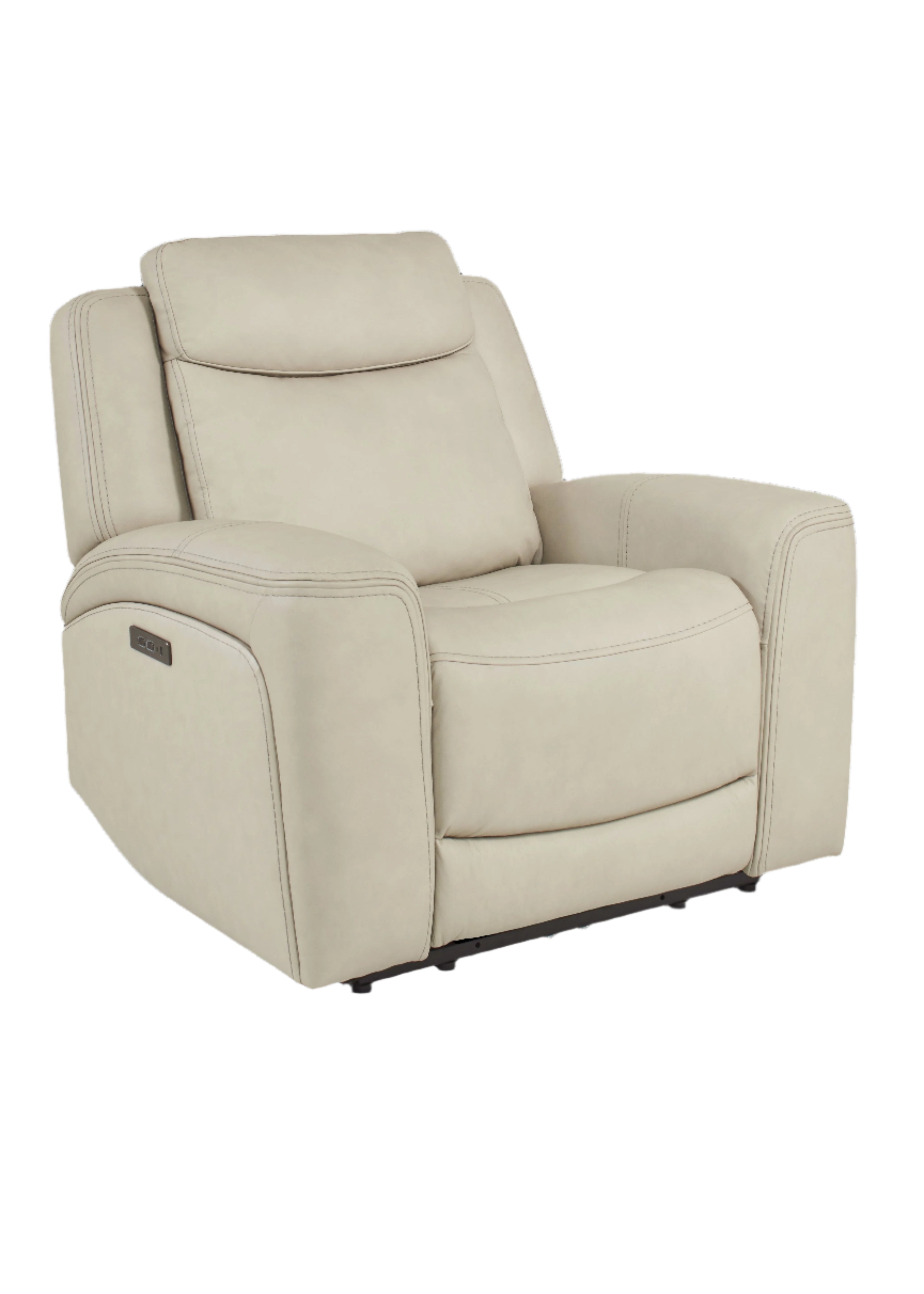 Davidson Power Leather Recliner - Reclining