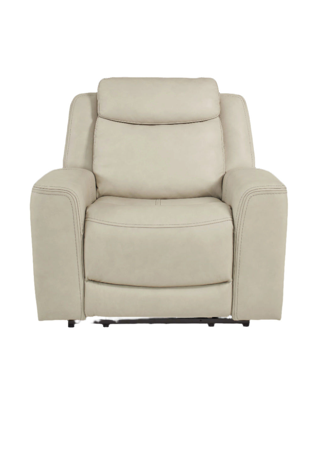Davidson Power Leather Recliner - Reclining