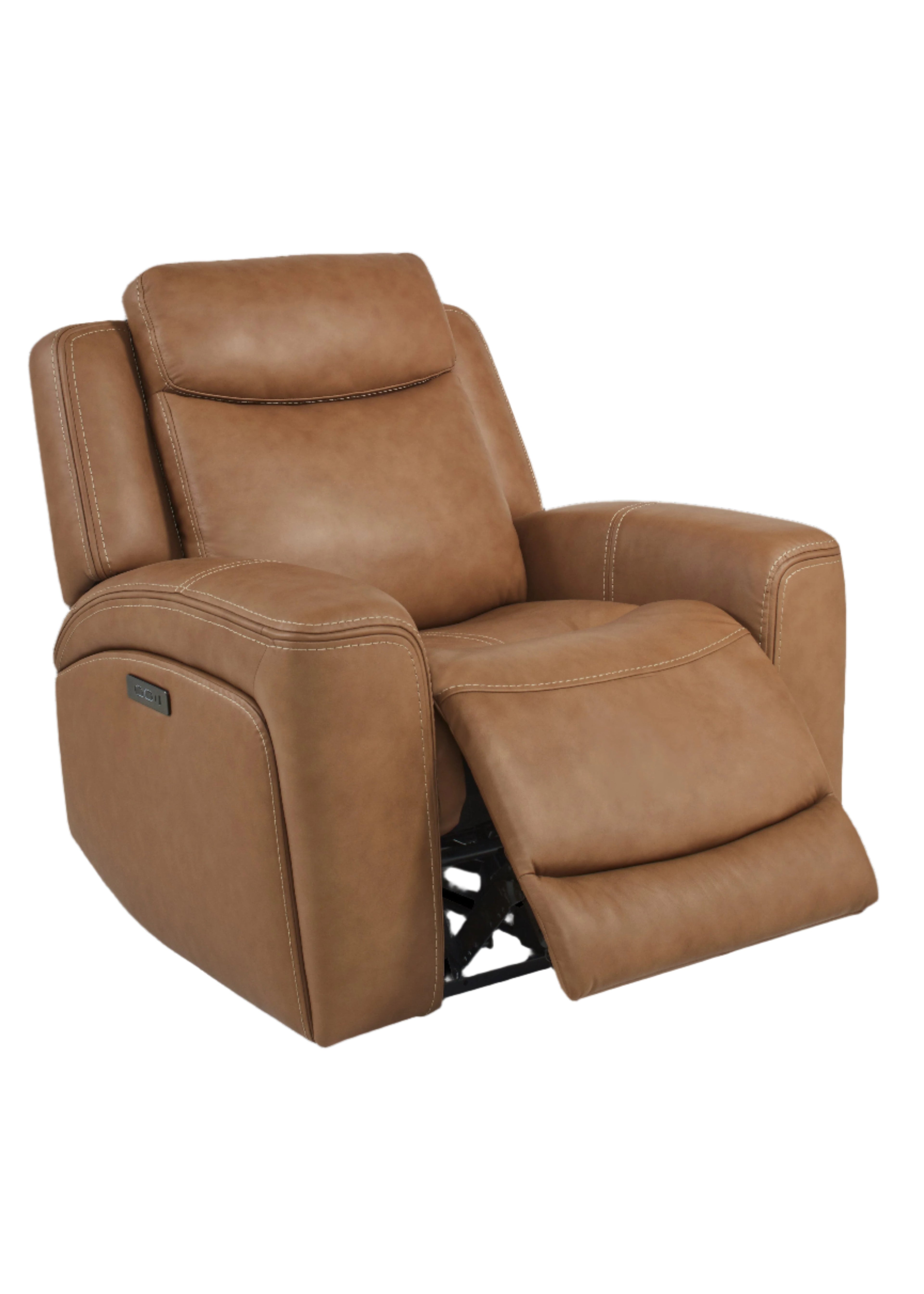 Davidson Power Leather Recliner - Reclining