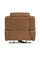 Davidson Power Leather Recliner - Reclining