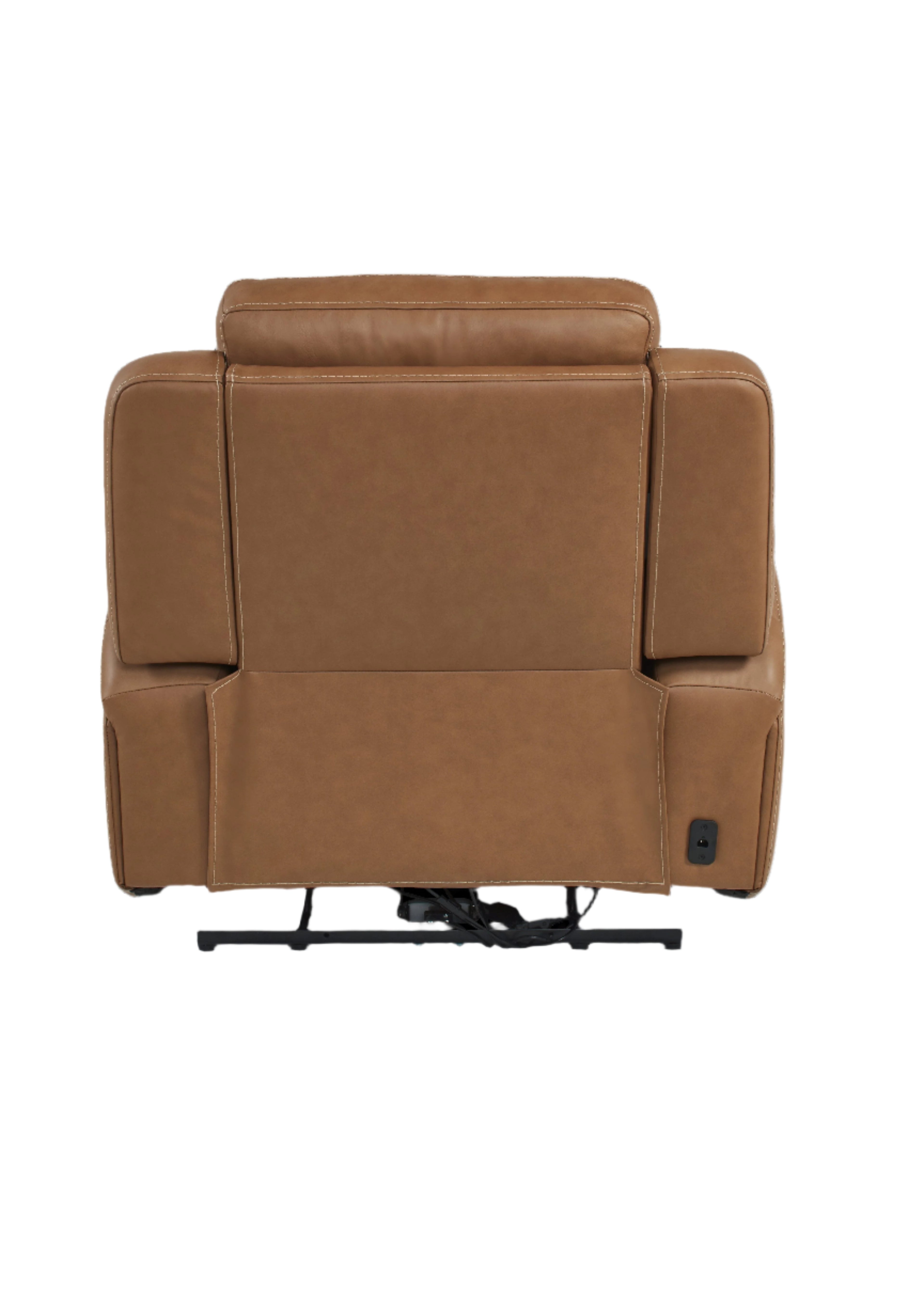 Davidson Power Leather Recliner - Reclining