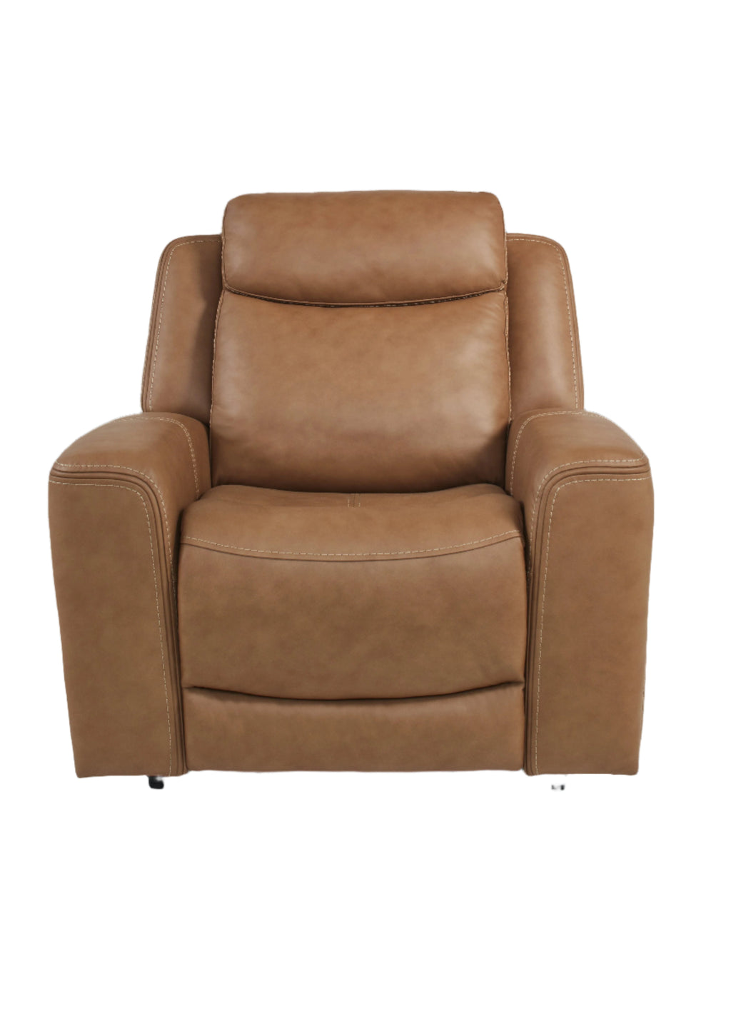 Davidson Power Leather Recliner - Reclining