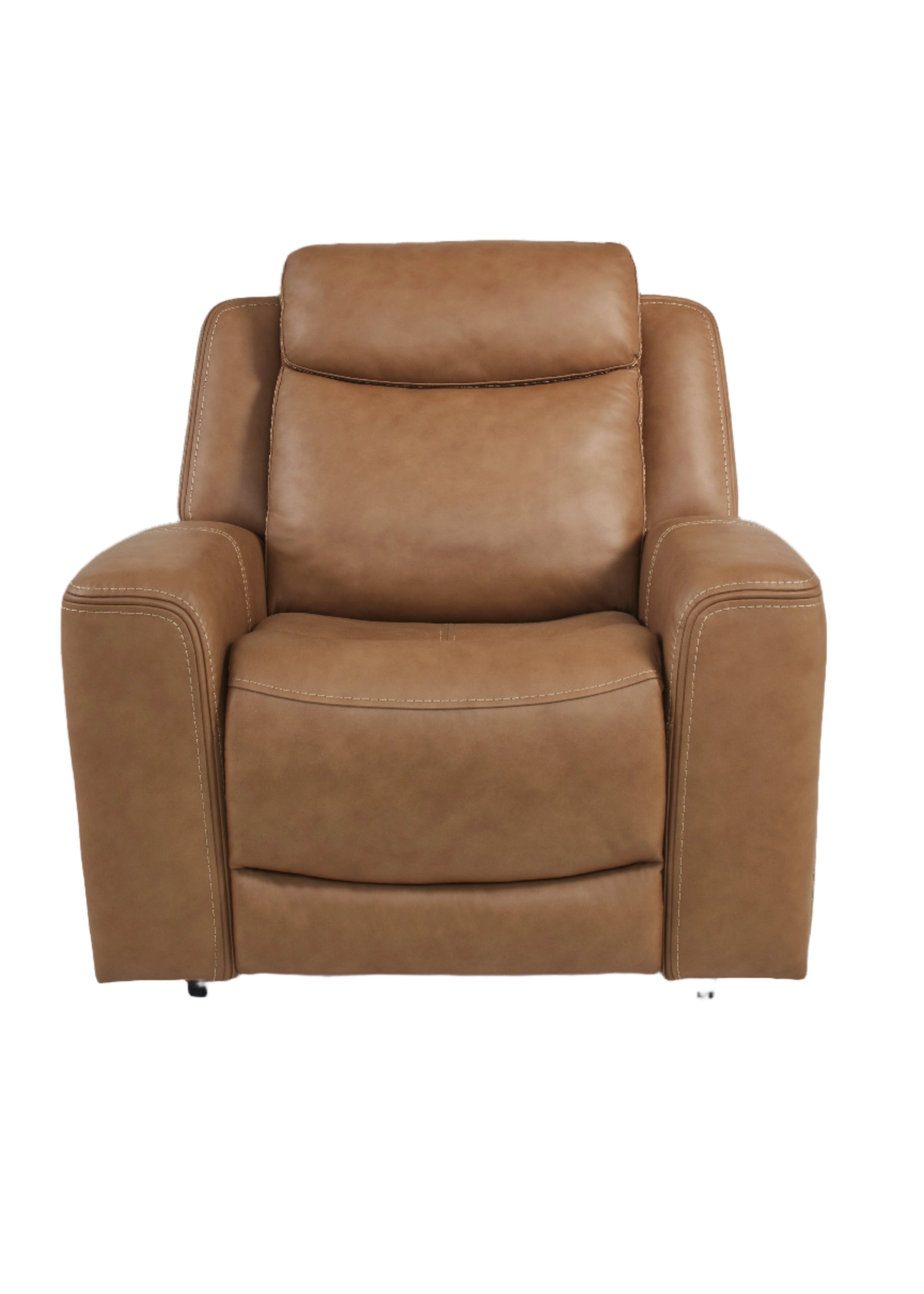 Davidson Power Leather Recliner - Reclining