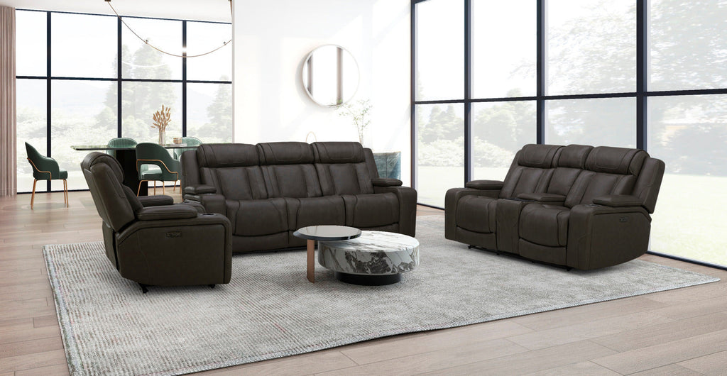 Denver Power Reclining Sofa - Leather