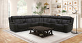 Denver 7-Piece Leather Power Sectional - Set