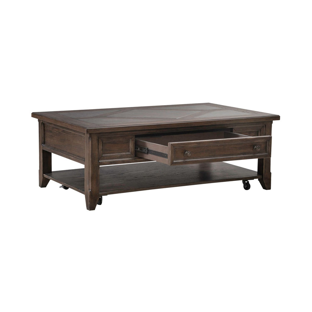 Riven Rectangular Cocktail Table