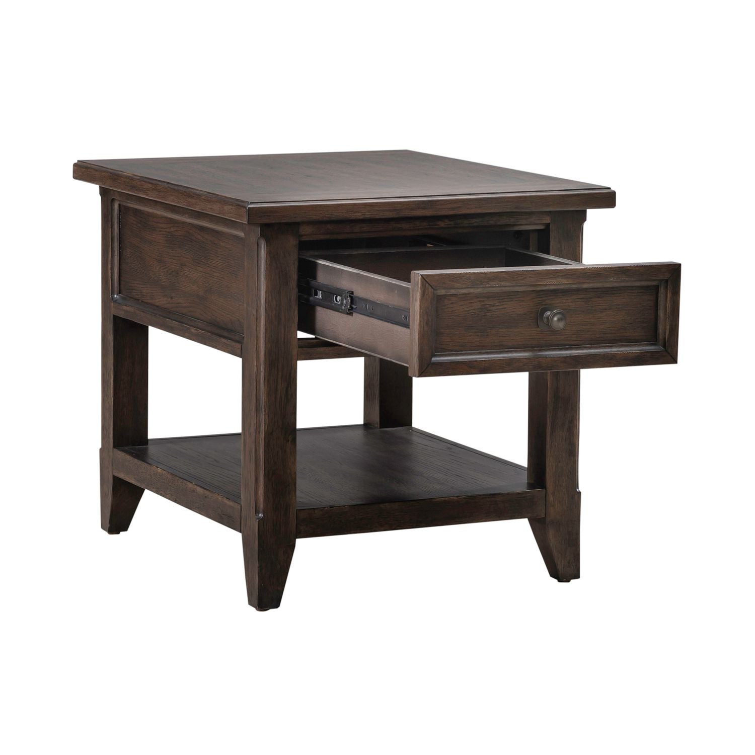 Riven Rectangular End Table