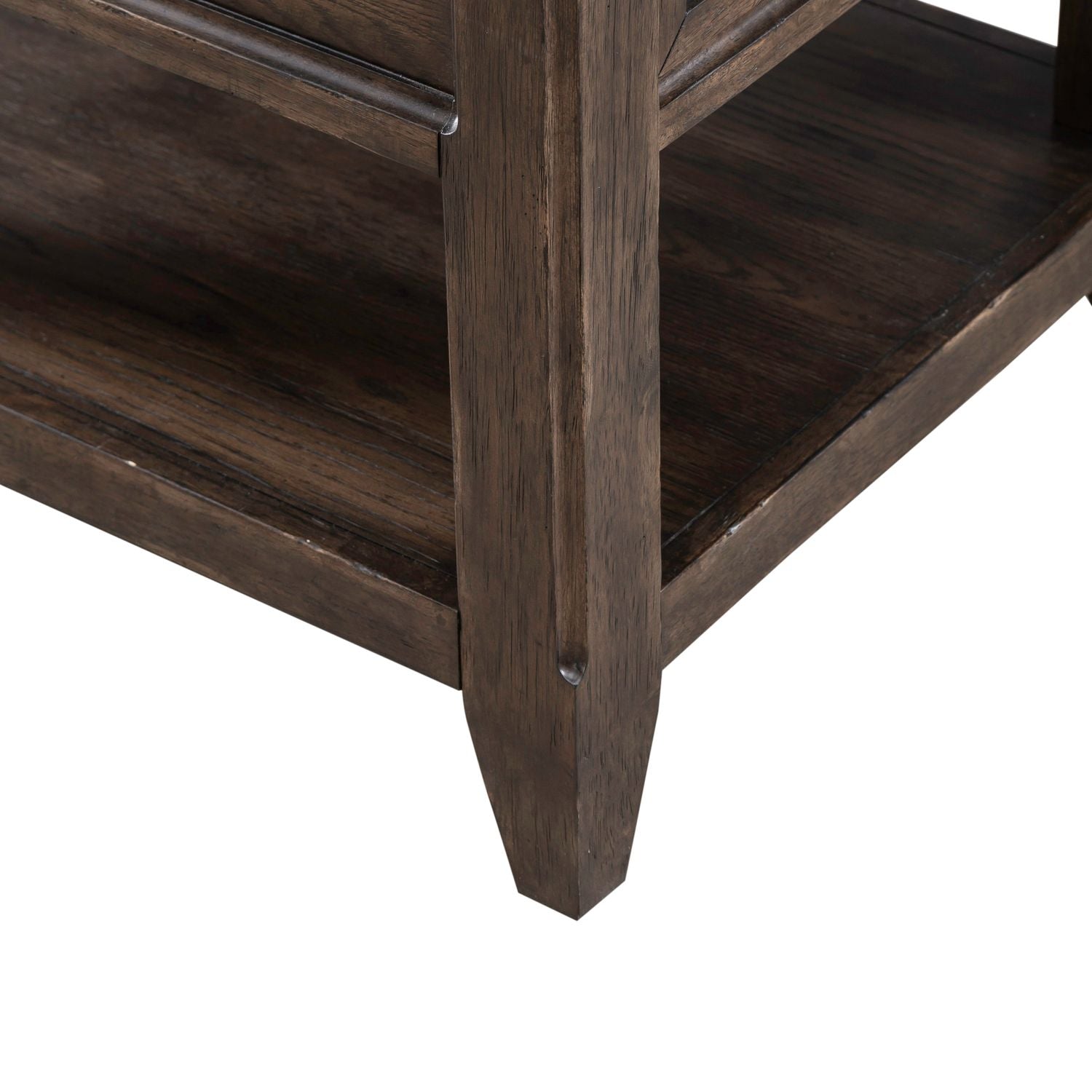 Riven Rectangular End Table