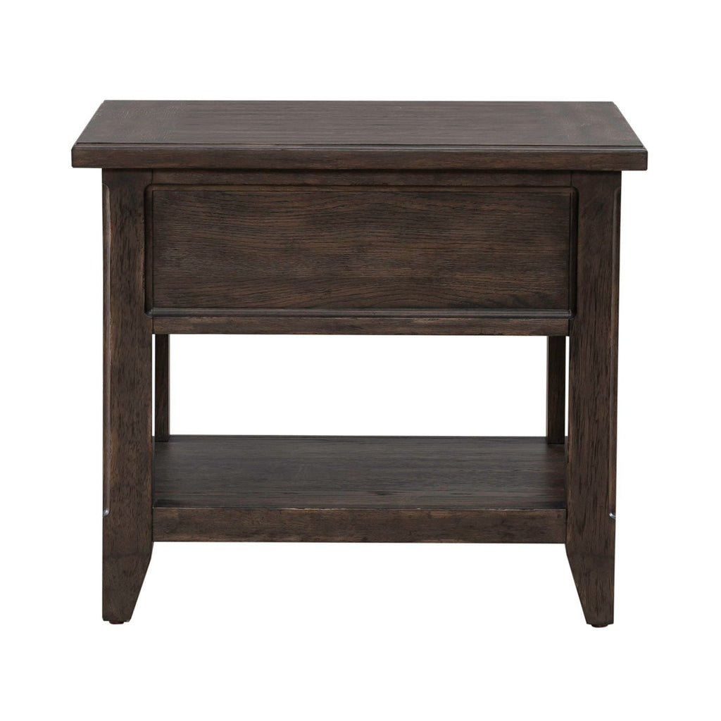 Riven Rectangular End Table