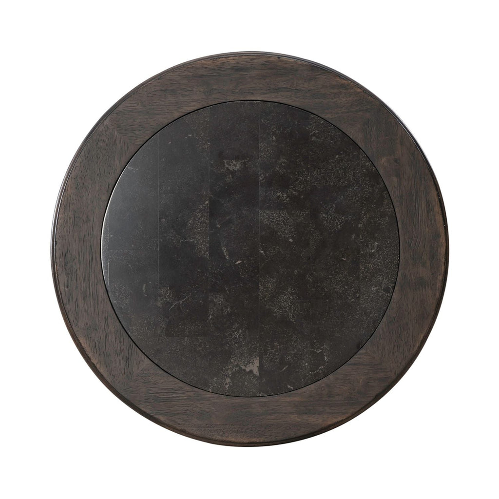 Riven Round Chairside Table