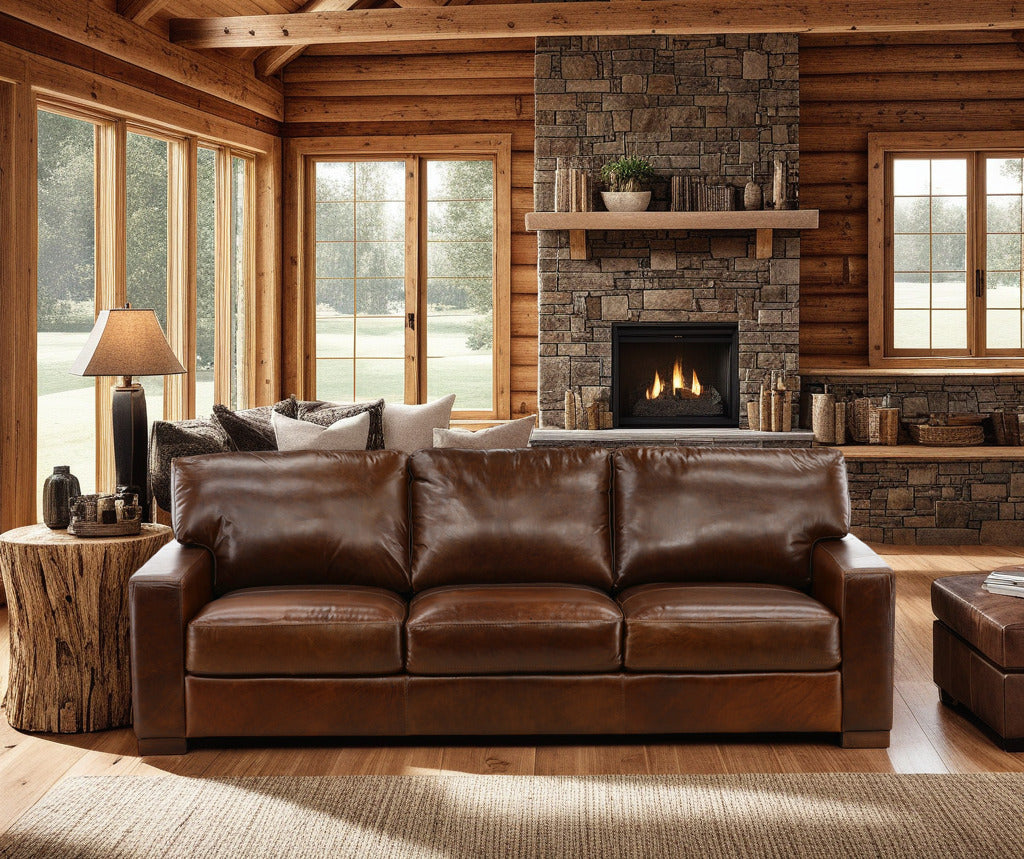 Riccardo Leather Sofa