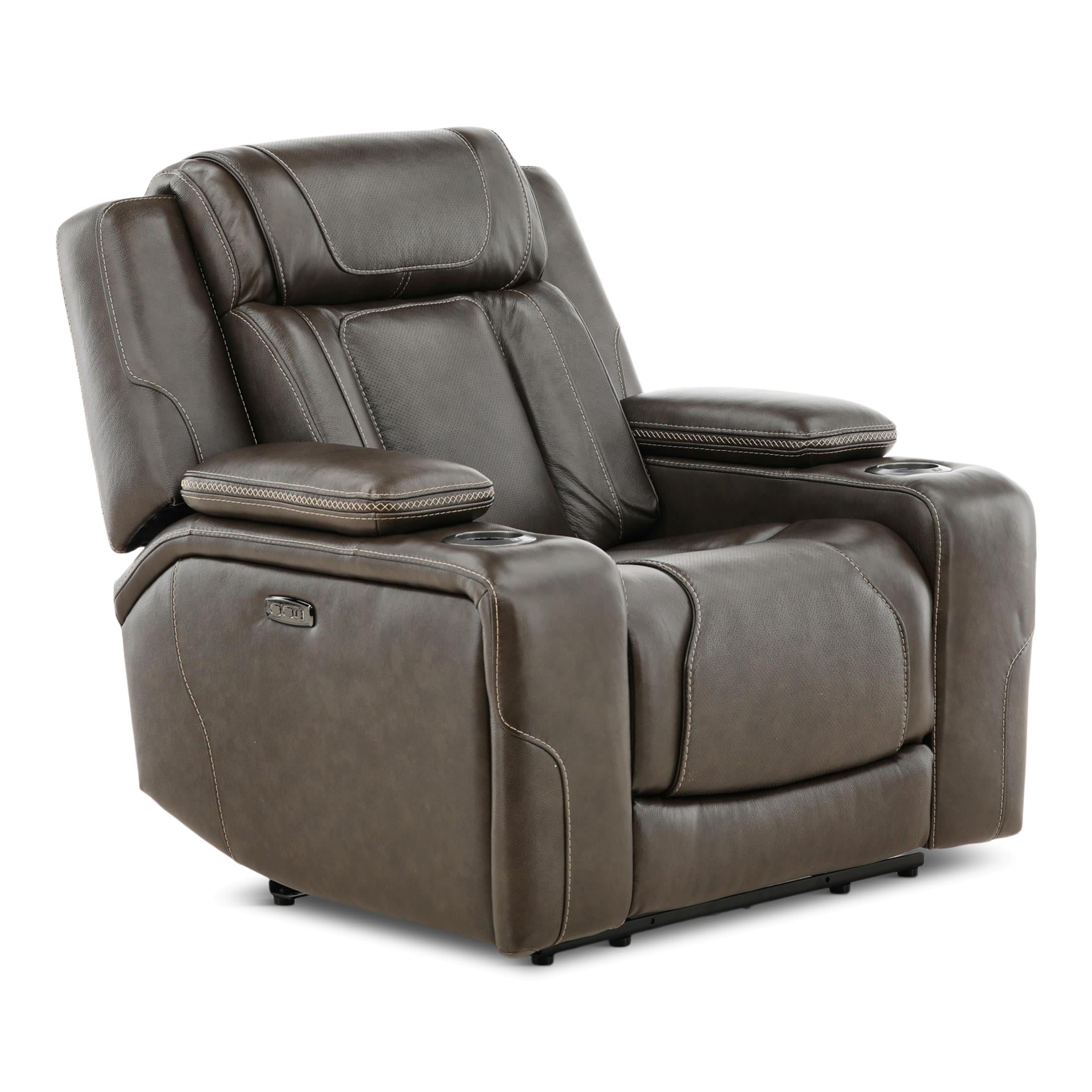 Denver Power Recliner - Leather