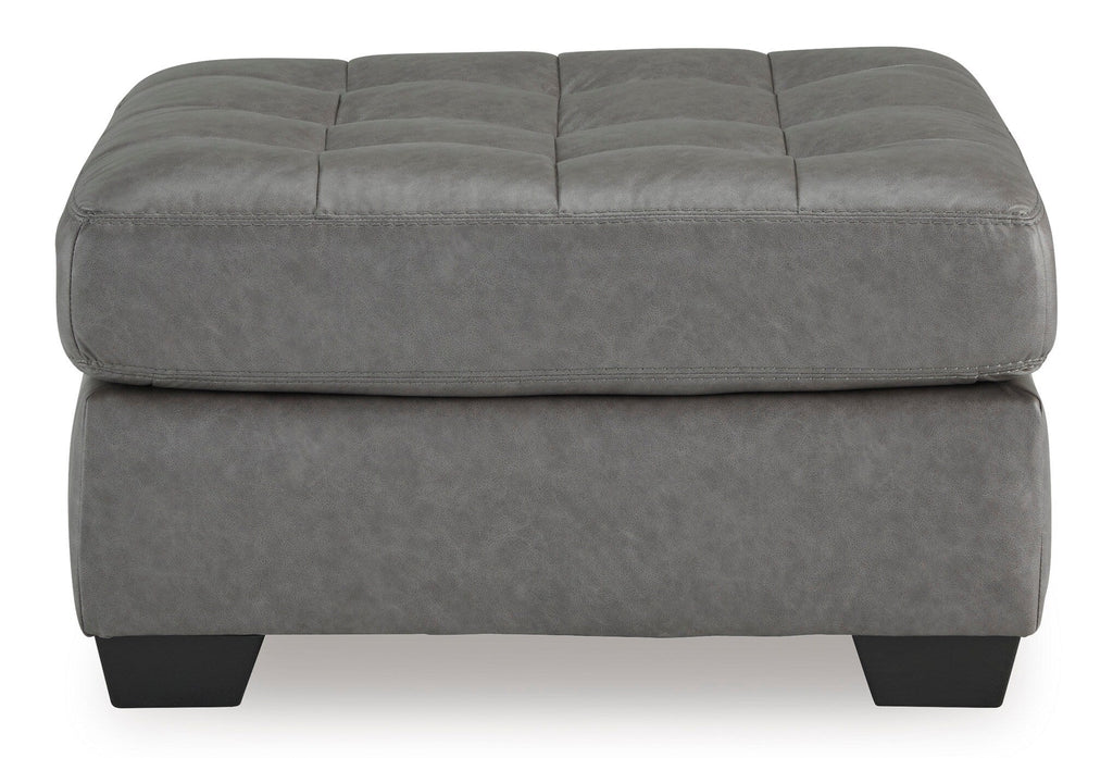Clairette Court Oversized Accent Ottoman - Fabric