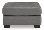 Clairette Court Oversized Accent Ottoman - Fabric