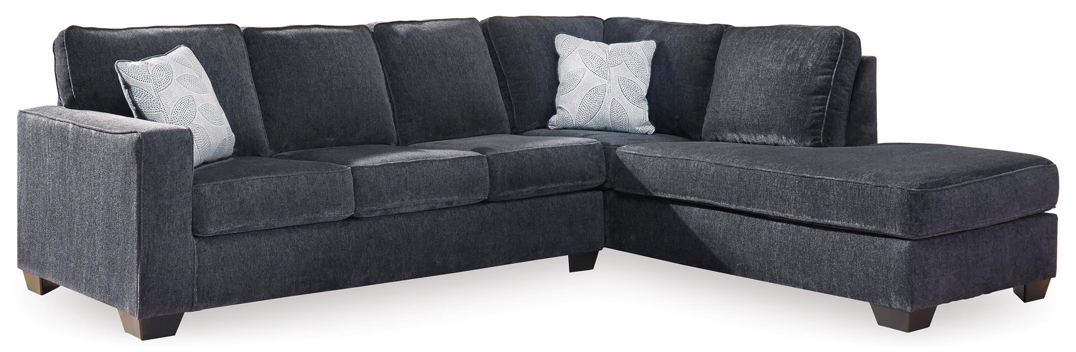 Altari 2-Piece Slate Sectional with Chaise - Set