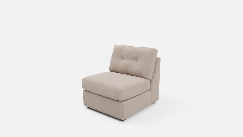 Modular One Armless Chair