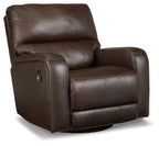 Emberla Swivel Glider Recliner - Leather