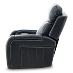 Hampton Leather Home Theater Power Recliner - Reclining