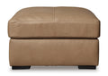 Bandon Oversized Accent Ottoman - Leather