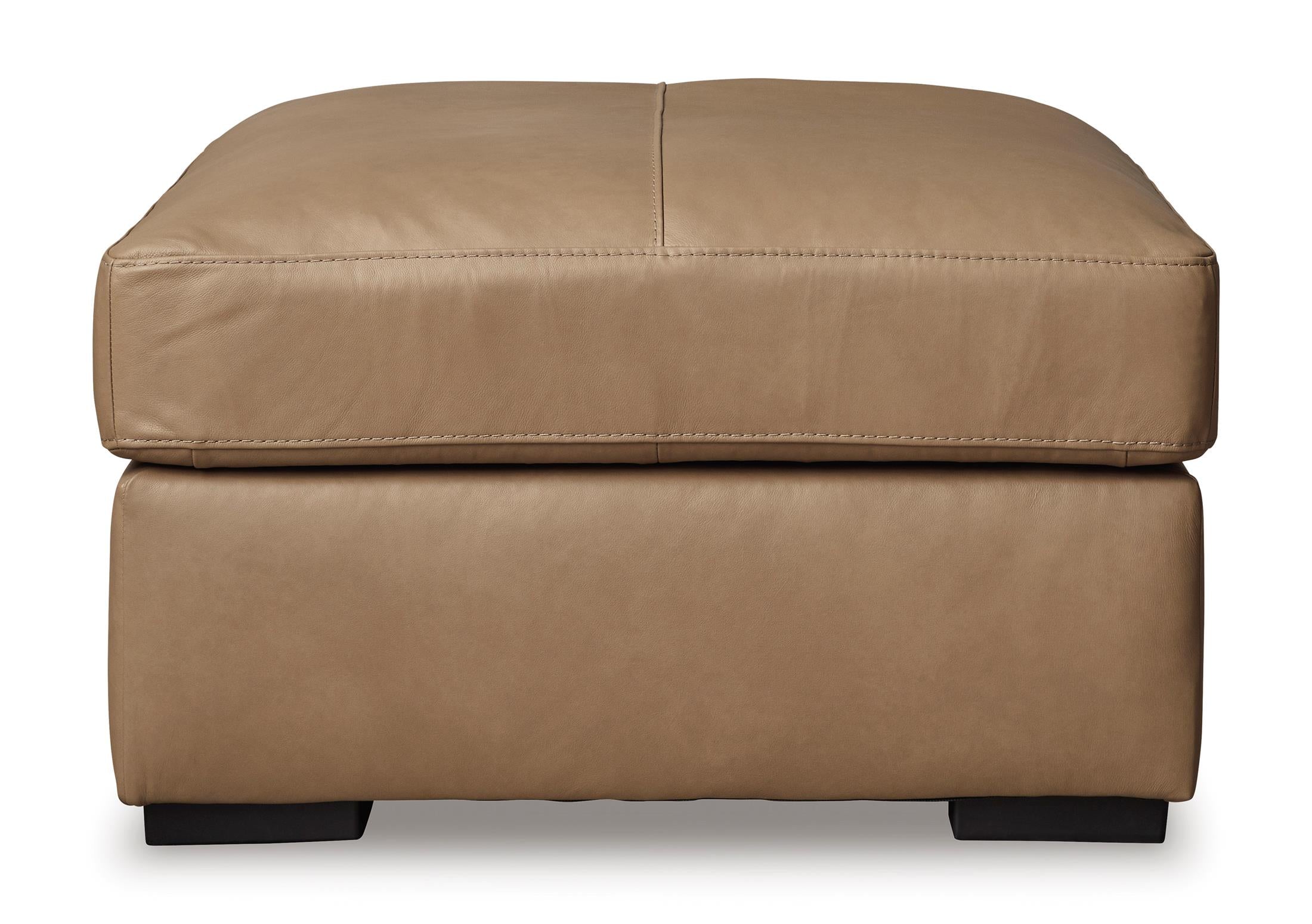 Bandon Oversized Accent Ottoman - Leather
