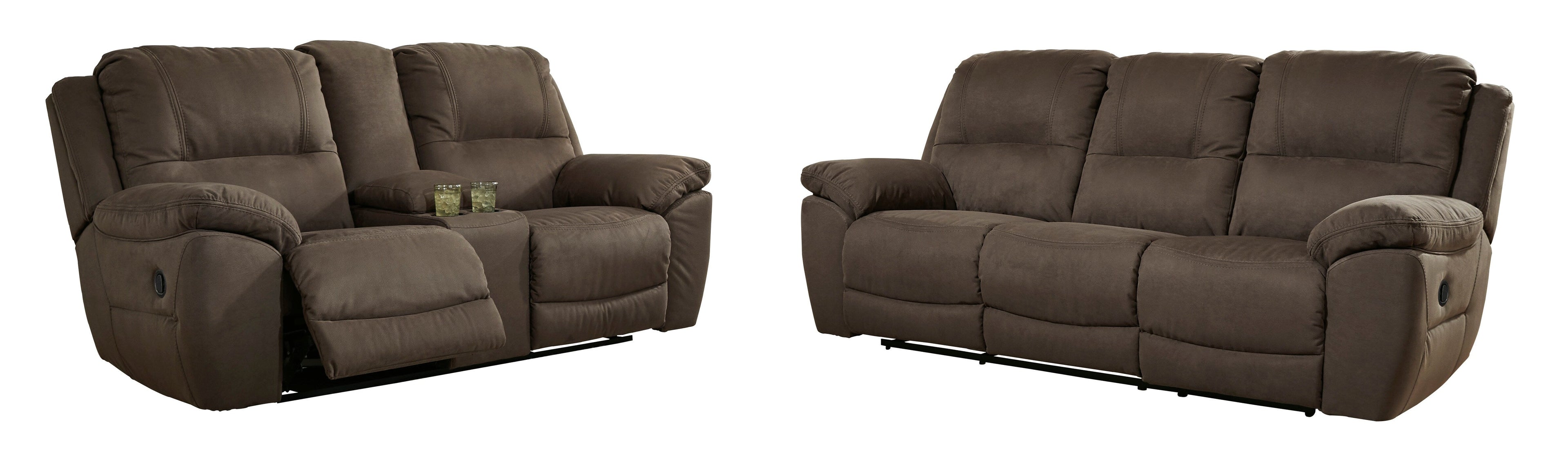 Next-Gen Gaucho Reclining Loveseat with Console - Fabric
