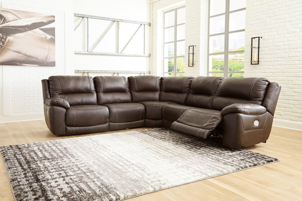 Dunleith 5-Piece Power Reclining Modular Sectional - Set