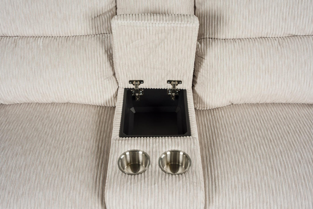 Conway Power Loveseat with Console - Fabric