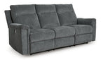Barnsana Power Reclining Sofa - Fabric