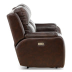 Waylon Leather Power Reclining Loveseat - Indoor