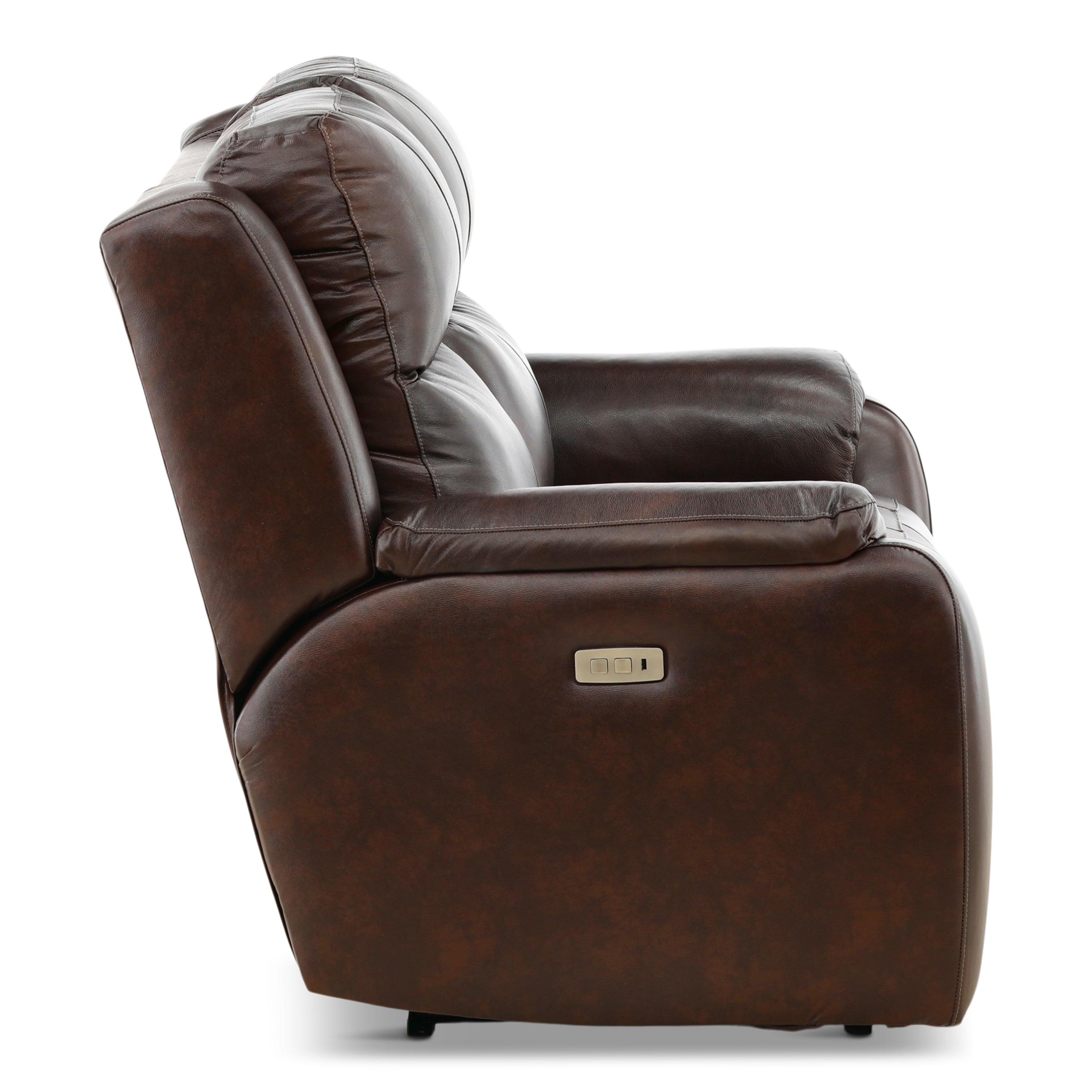 Waylon Leather Power Reclining Loveseat - Indoor