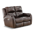 Waylon Leather Power Reclining Loveseat - Indoor