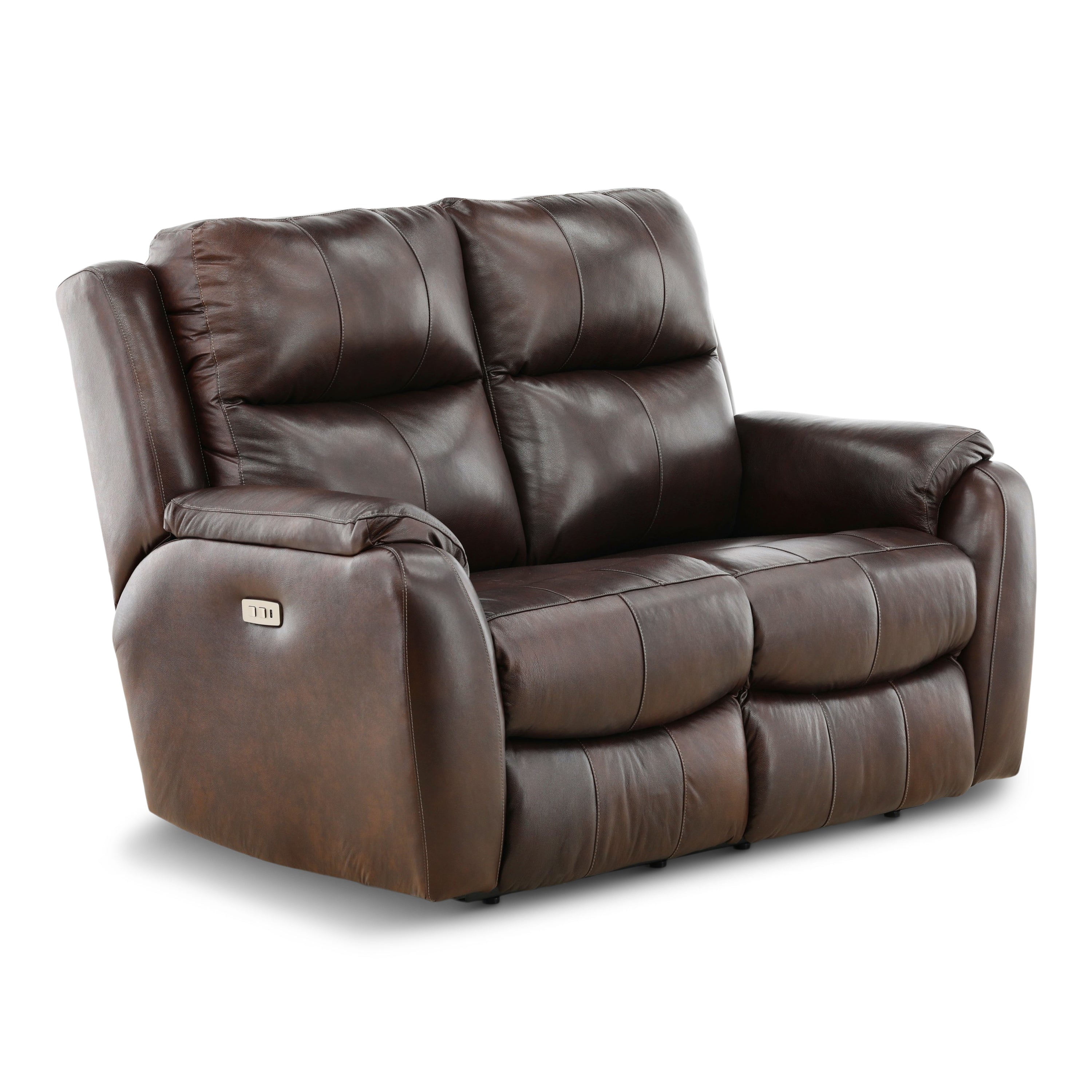 Waylon Leather Power Reclining Loveseat - Indoor