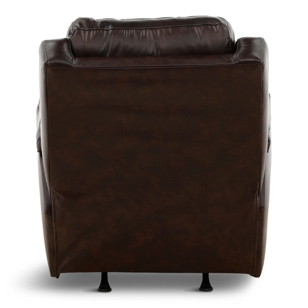 Waylon Leather Power Rocker Recliner