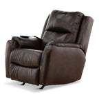 Waylon Leather Power Rocker Recliner