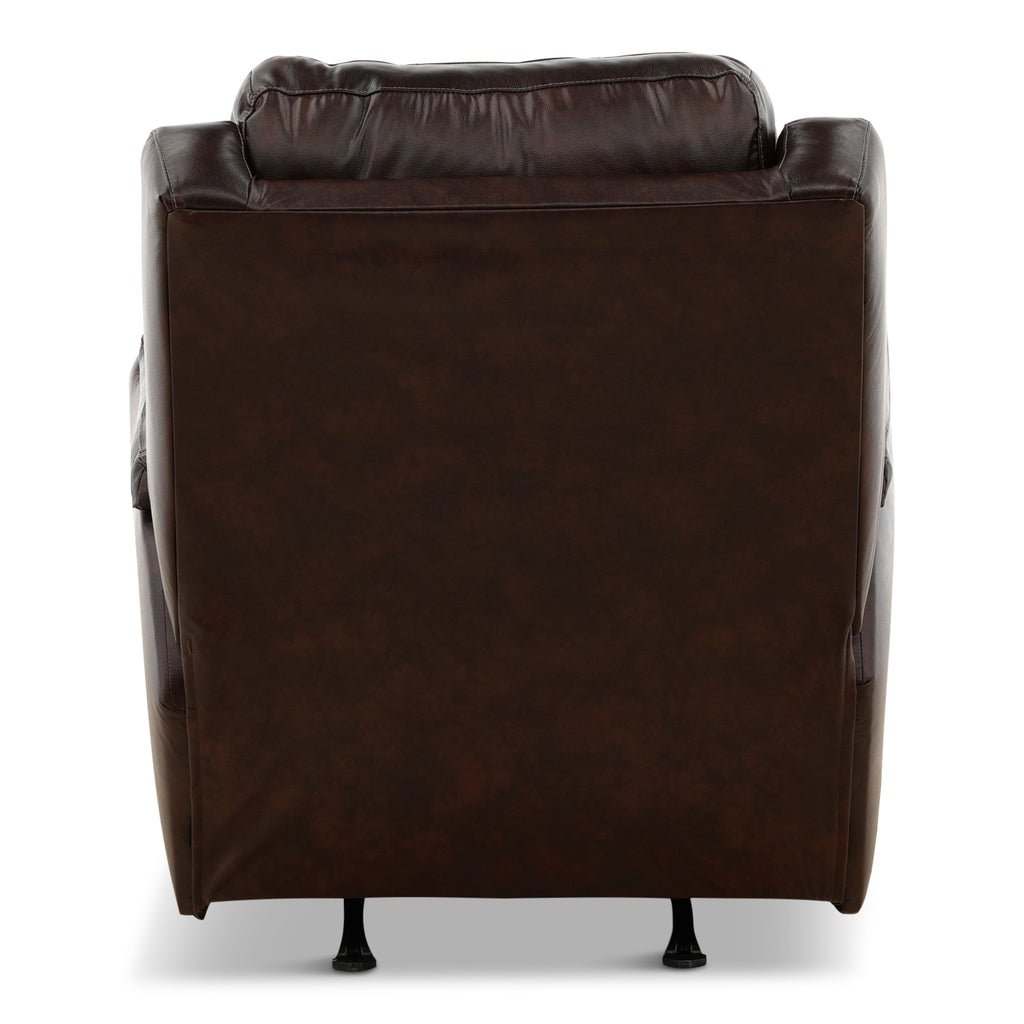 Waylon Leather Power Rocker Recliner