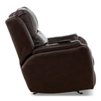 Waylon Leather Power Rocker Recliner