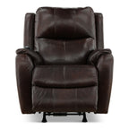 Waylon Leather Power Rocker Recliner
