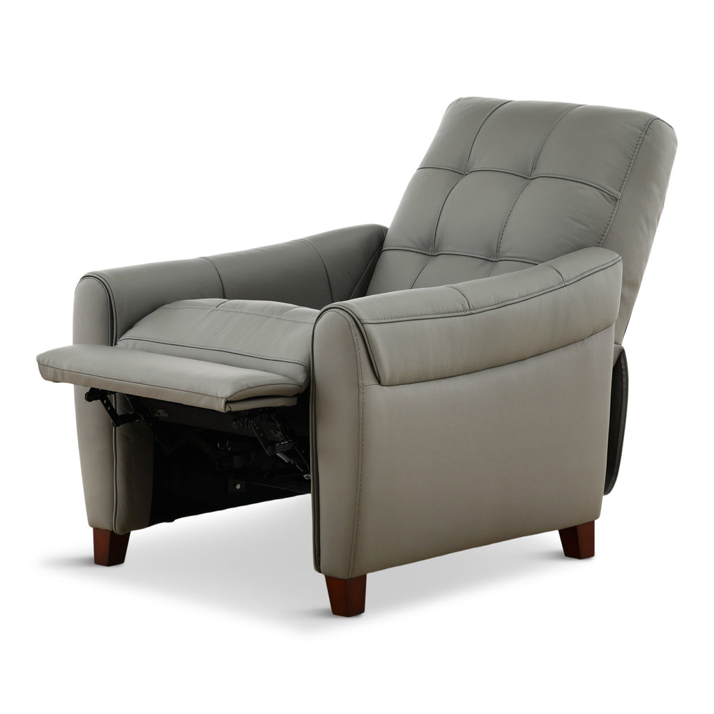 Fitzgerald Leather Pushback Recliner - Manual