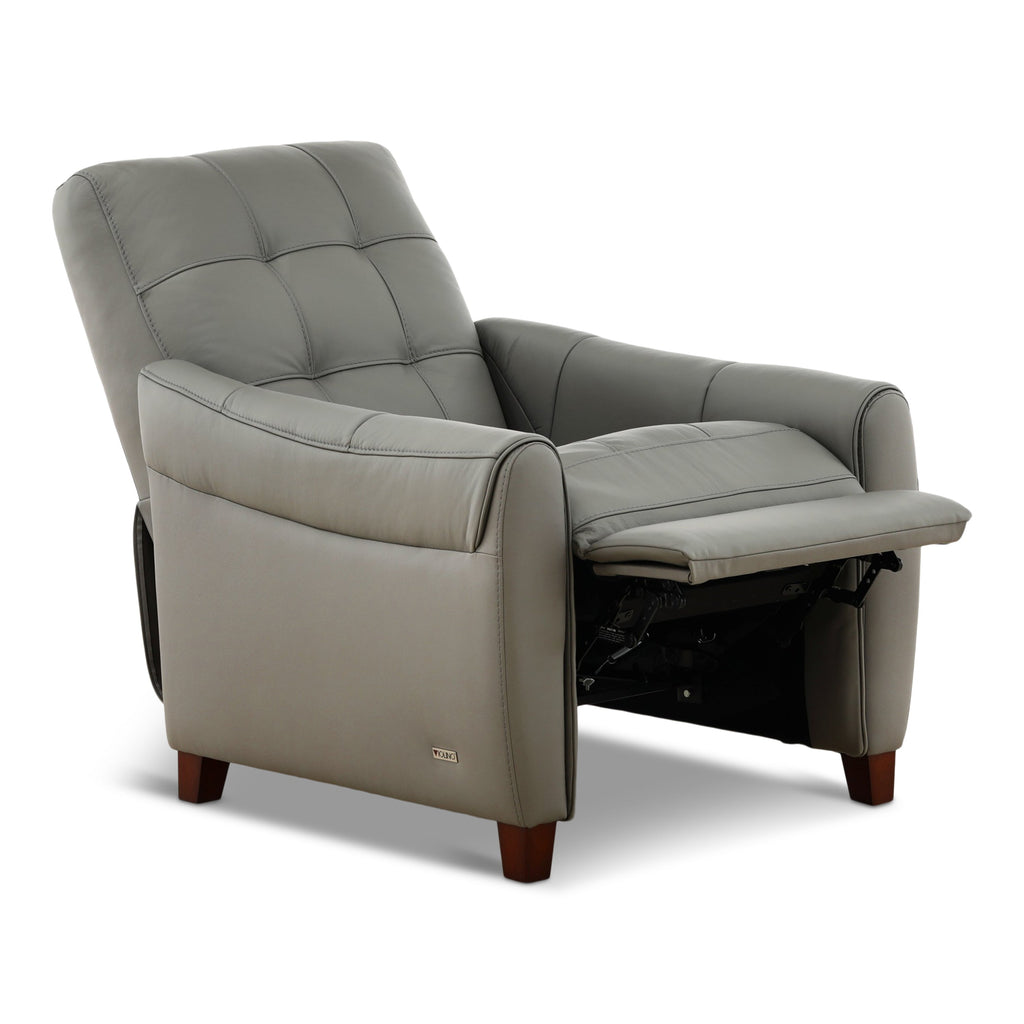 Fitzgerald Leather Pushback Recliner - Manual