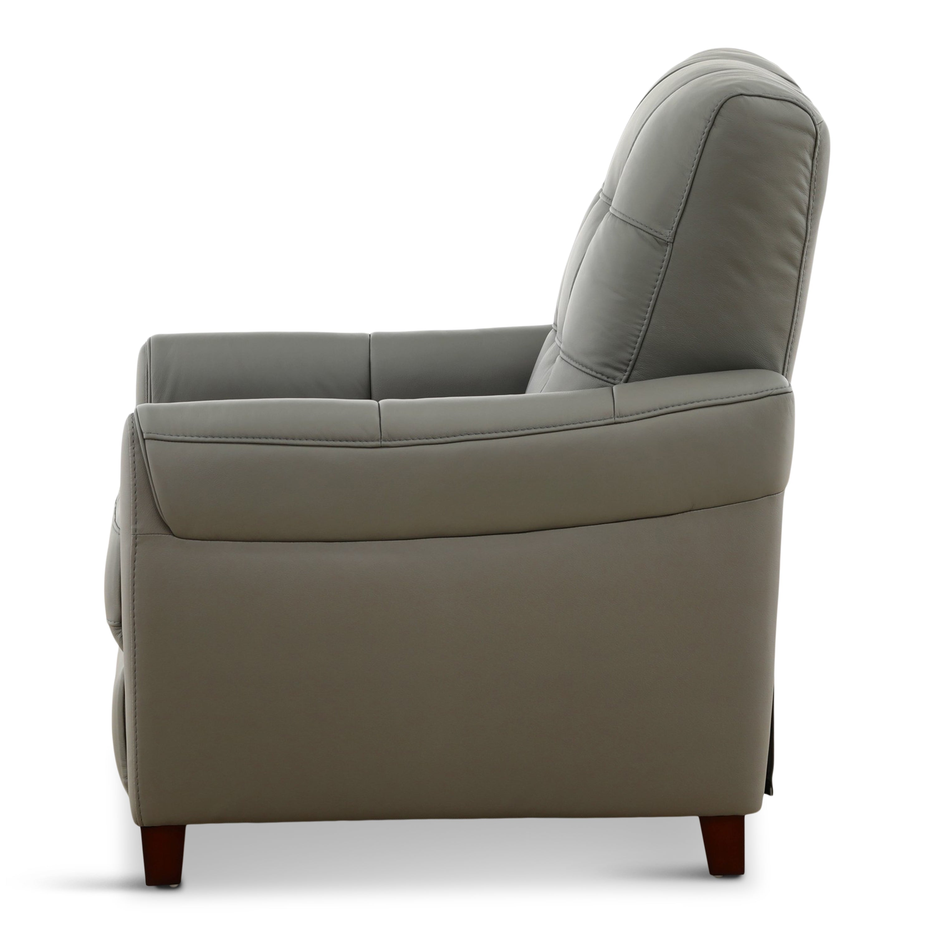 Fitzgerald Leather Pushback Recliner - Manual