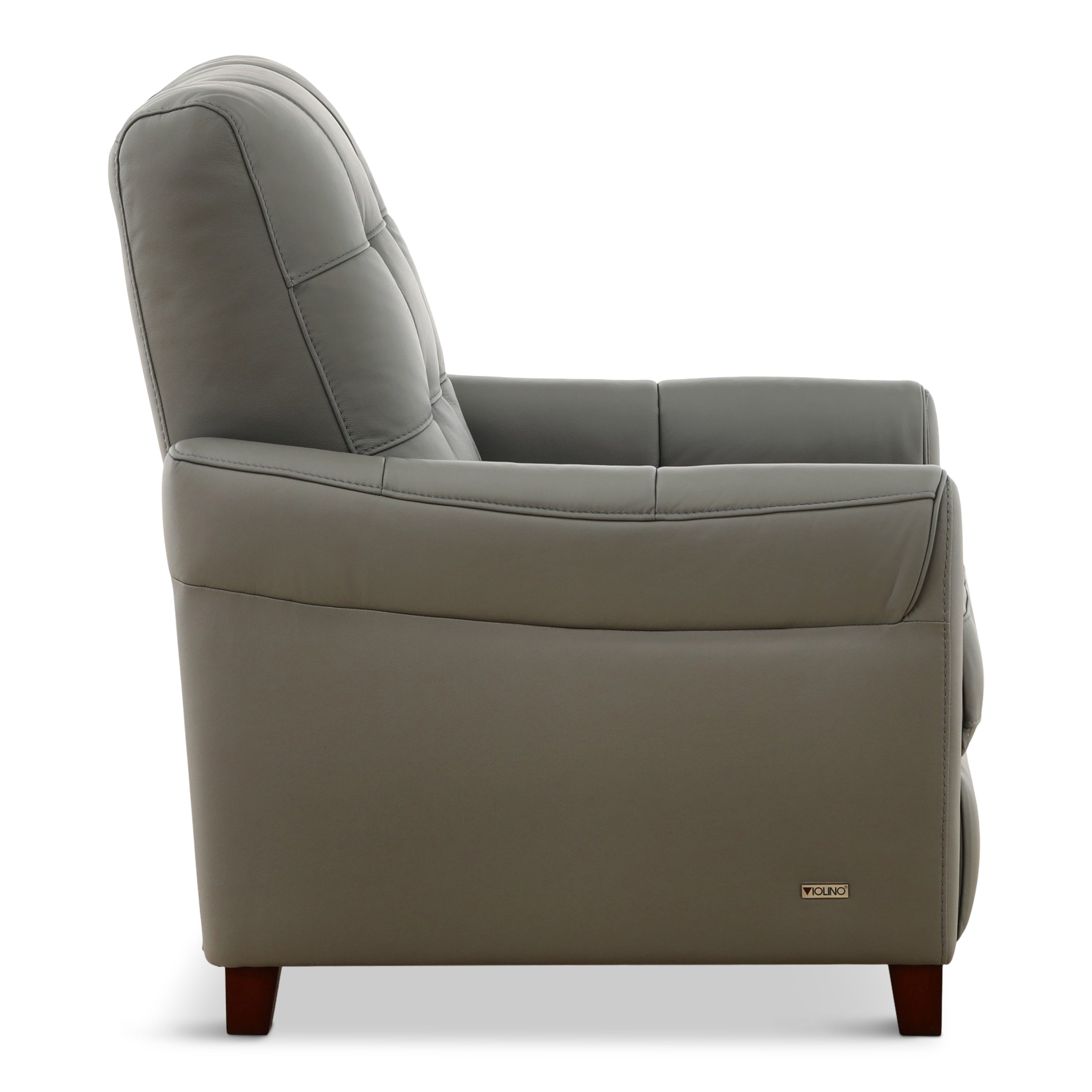 Fitzgerald Leather Pushback Recliner - Manual