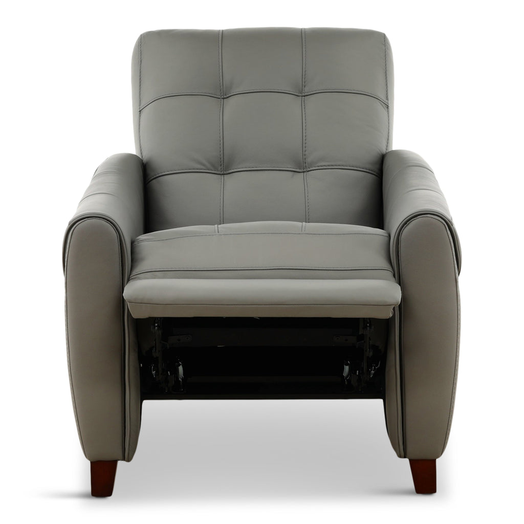 Fitzgerald Leather Pushback Recliner - Manual