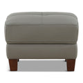Fitzgerald Leather Ottoman - Indoor